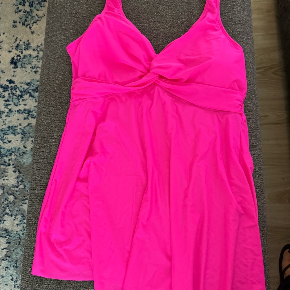 Vibrant Pink Tankini